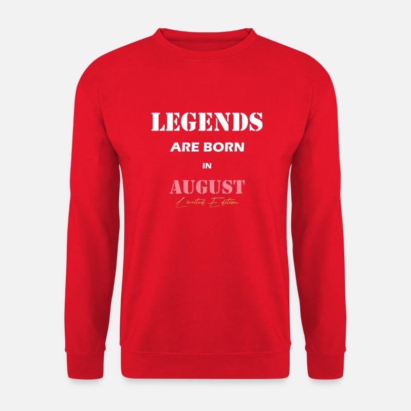 August Legends Gift blanc - Sweat-shirt Unisexe - rouge