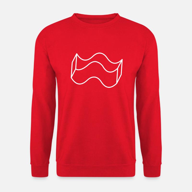 Wave - Unisex Sweatshirt - red