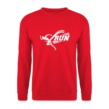 Triathlon Natation Vélo Course Marathon - Sweat-shirt Unisexe - rouge - Devant - Alina (178cm) & Michal (187cm)