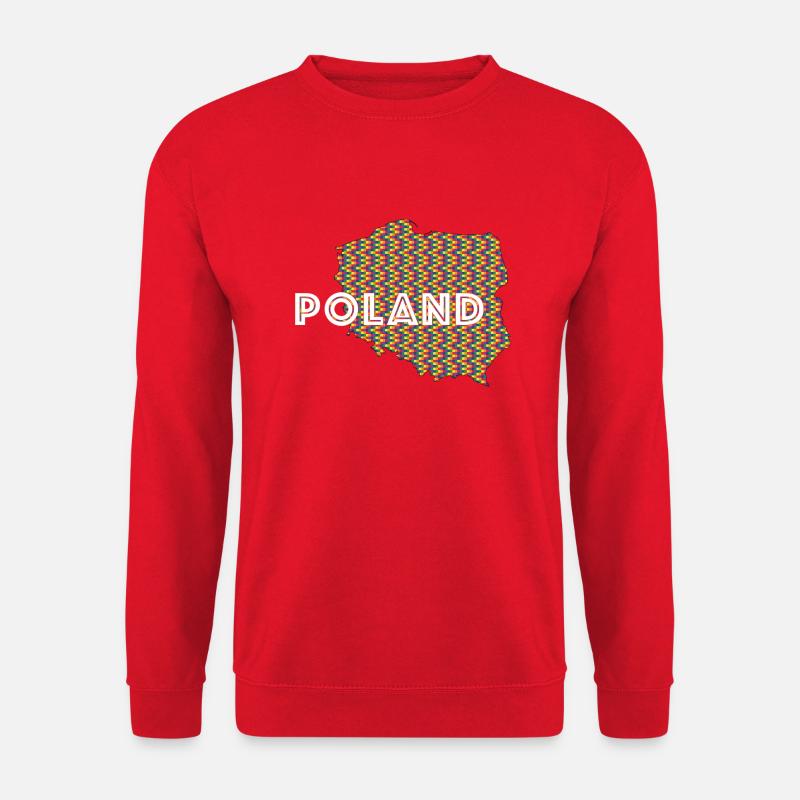 Polen-Stolz - Unisex Pullover - Rot