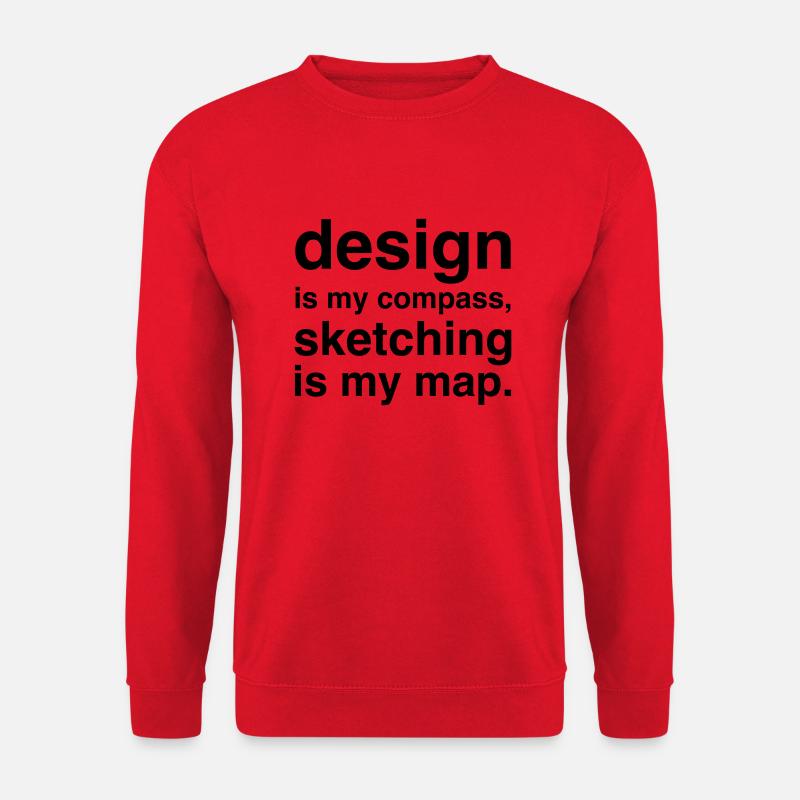 Designer Designerin Design 003 - Unisex Pullover - Rot