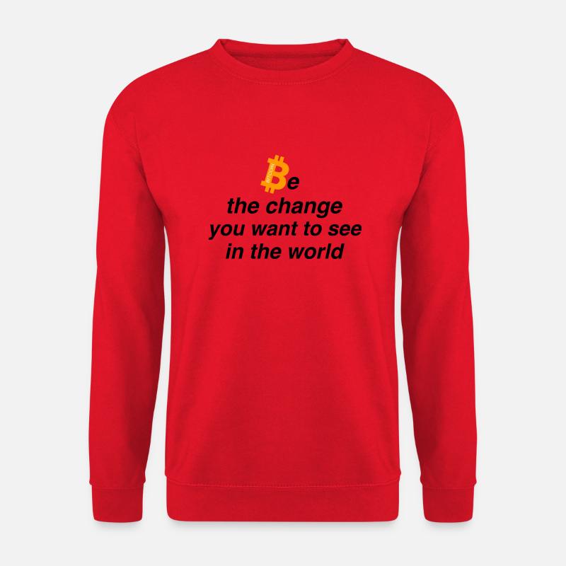 Be the change - Unisex Pullover - Rot