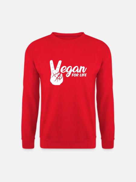Vegan 112 - Unisex Sweatshirt - red