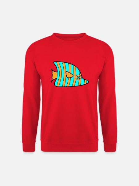 fish - Unisex Sweatshirt - red