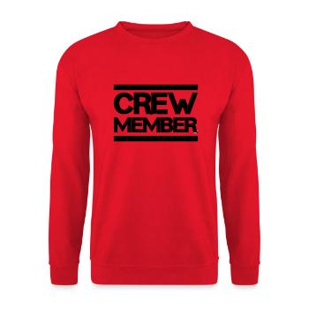 Membre d’équipage - Sweat-shirt Unisexe - rouge - Devant - Alina (178cm) & Michal (187cm)