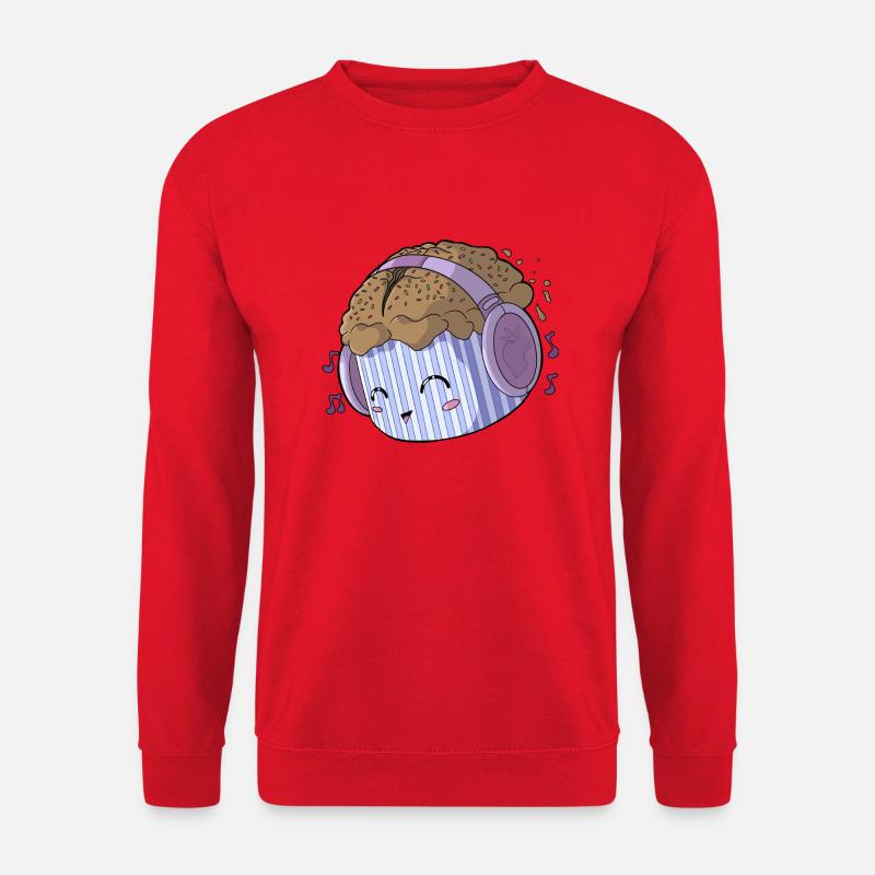 Musik Muffin - Unisex Pullover - Rot
