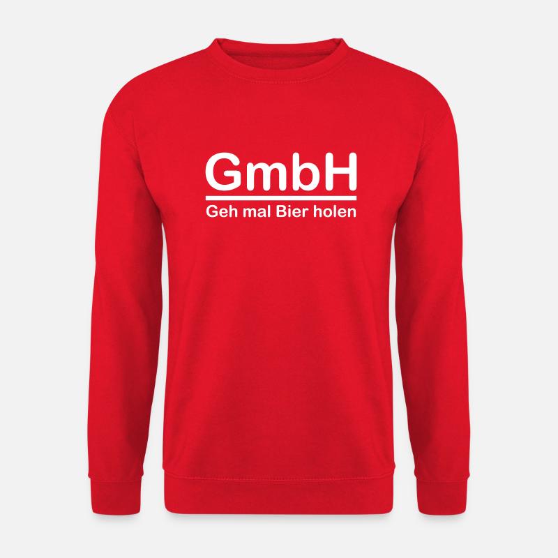 gmbh bier holen - Unisex Pullover - Rot