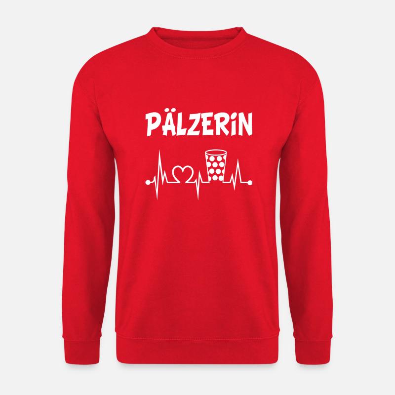 Pälzerin weiss - Unisex Pullover - Rot