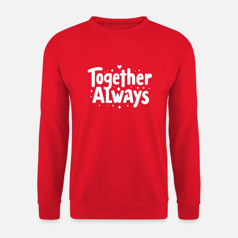 Immer zusammen - Unisex Pullover - Rot