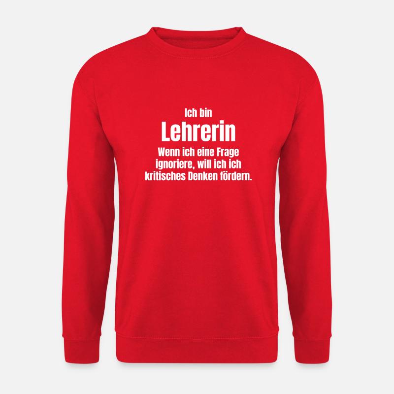 Lehrerin - Unisex Pullover - Rot