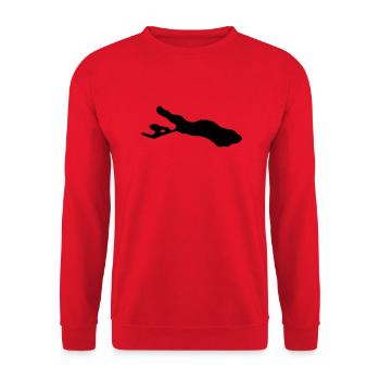Bodensee - Unisex Pullover - Rot - Vorne - Alina (178cm) & Michal (187cm)