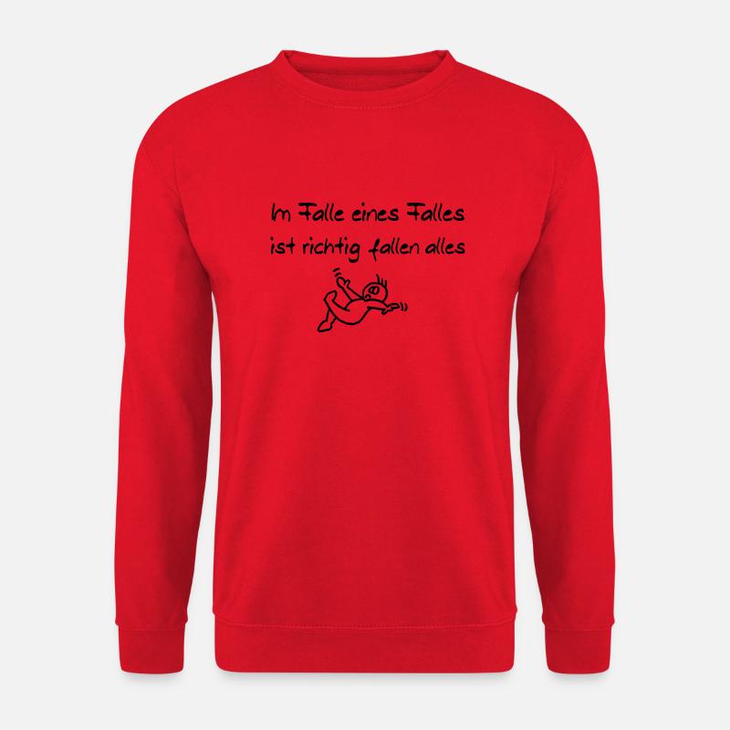Im Falle eines Falles - Unisex Pullover - Rot