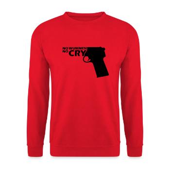 wummen - Unisex Pullover - Rot - Vorne - Alina (178cm) & Michal (187cm)