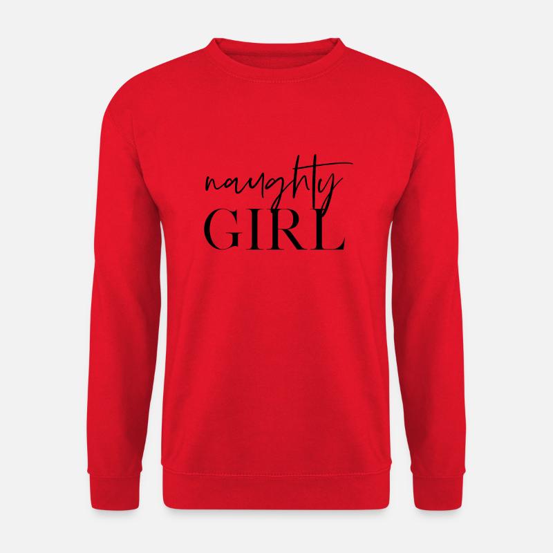 naughty - Unisex Pullover - Rot