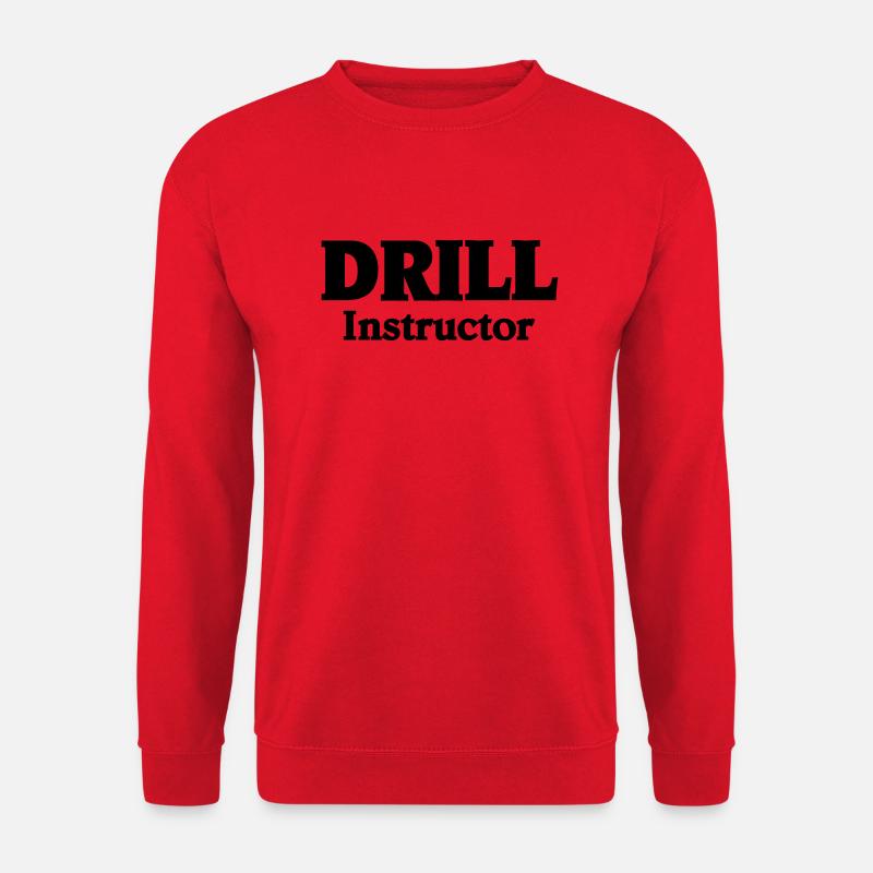 Drill Instructor - Sweat-shirt Unisexe - rouge