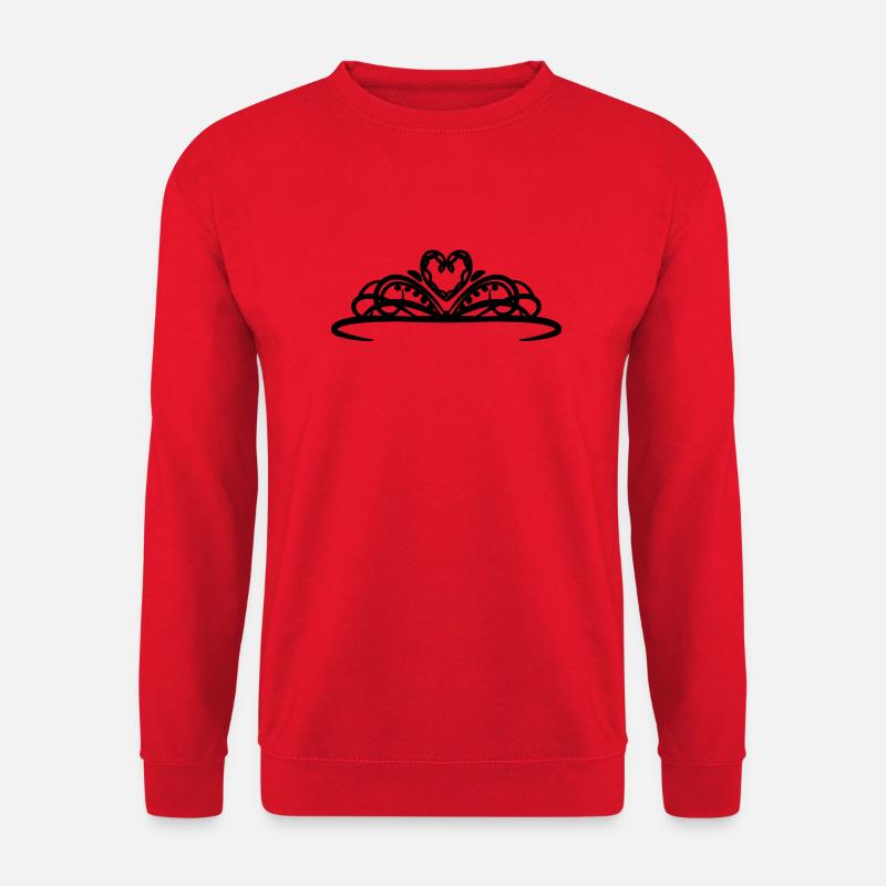 Tiara - schwarz - Unisex Pullover - Rot