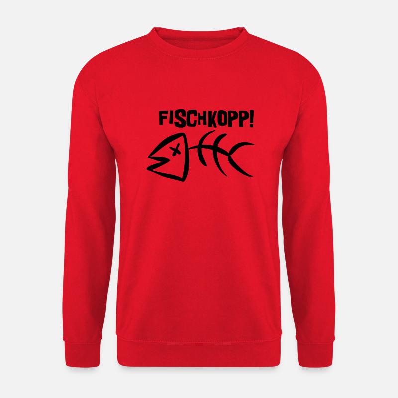 Fischkopp! - Unisex Pullover - Rot