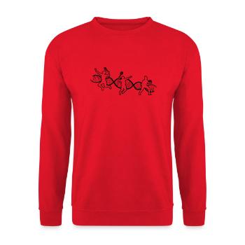 Badminton Badminton Fan Badminton Joueur de Badminton - Sweat-shirt Unisexe - rouge - Devant - Alina (178cm) & Michal (187cm)