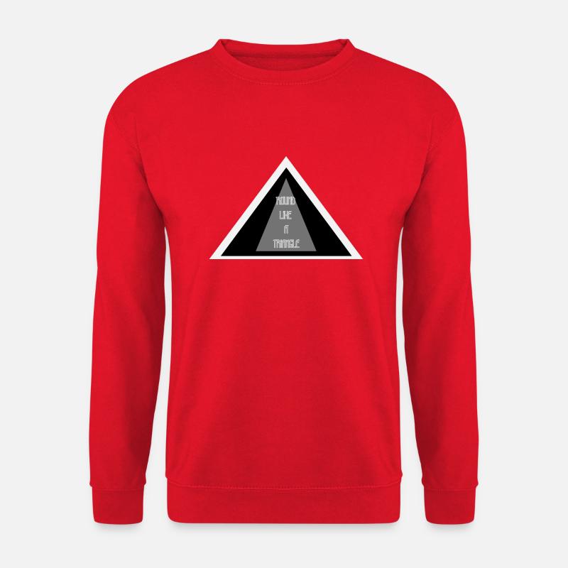 Round Like A Triangle - Unisex Pullover - Rot