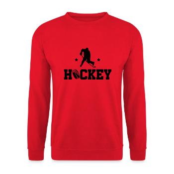 Hockey - Unisex Pullover - Rot - Vorne - Alina (178cm) & Michal (187cm)