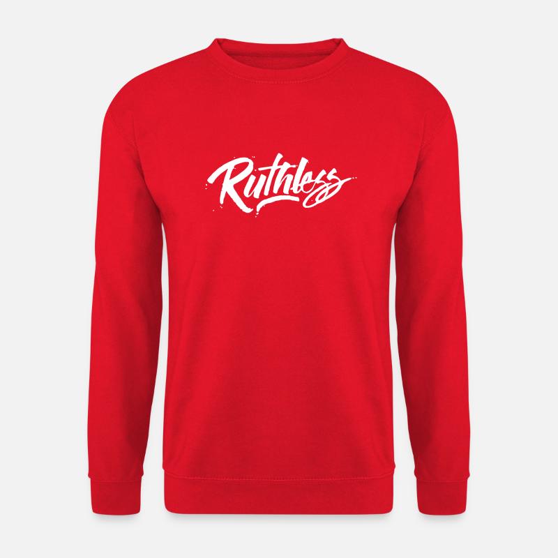 Ruthless - White version - Unisex Sweatshirt - red