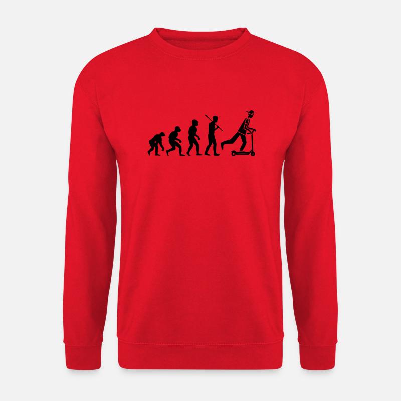 E-Scooter E-Roller Scooter - Unisex Pullover - Rot