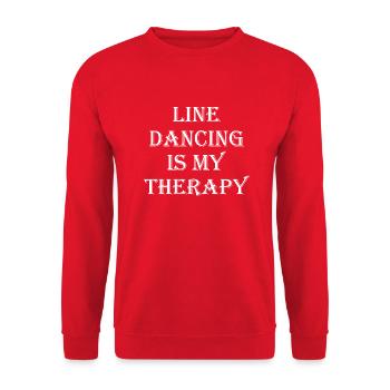 Dancing Dance Music - Unisex Pullover - Rot - Vorne - Alina (178cm) & Michal (187cm)