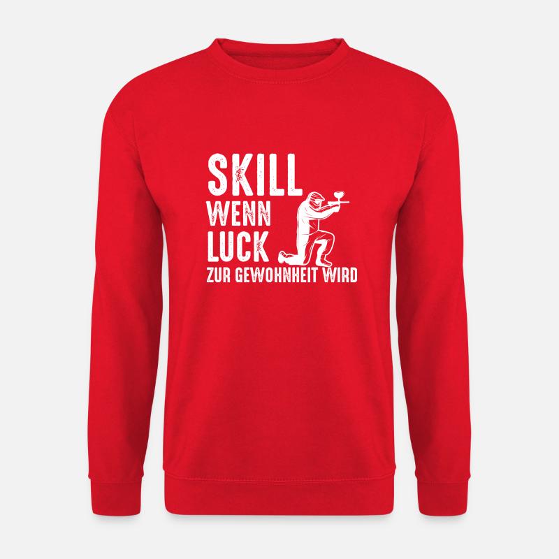 Paintball Airsoft - Unisex Pullover - Rot