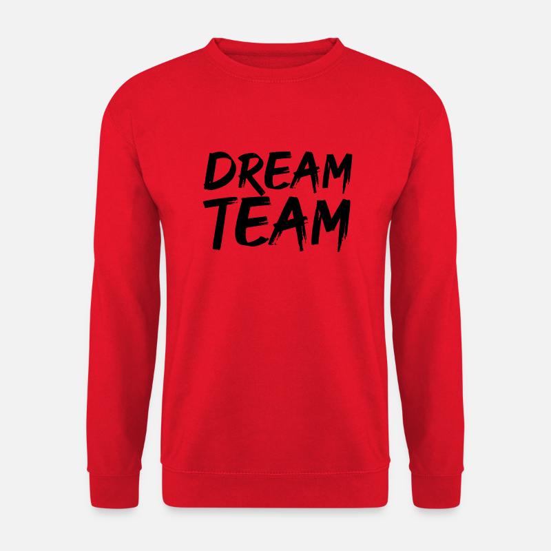 dream team - Unisex Pullover - Rot