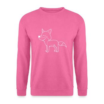 Fuchs Comic - Unisex Pullover - Pink - Vorne