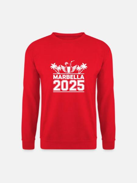Marbella 2025 - Unisex Pullover - Rot