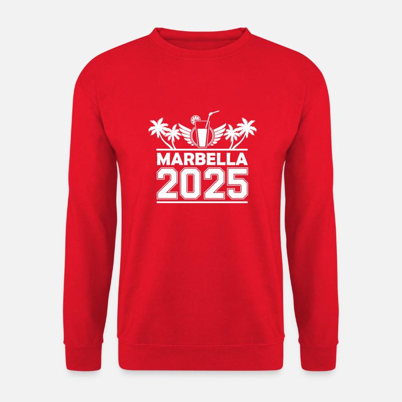 Marbella 2025 - Sweat-shirt Unisexe - rouge