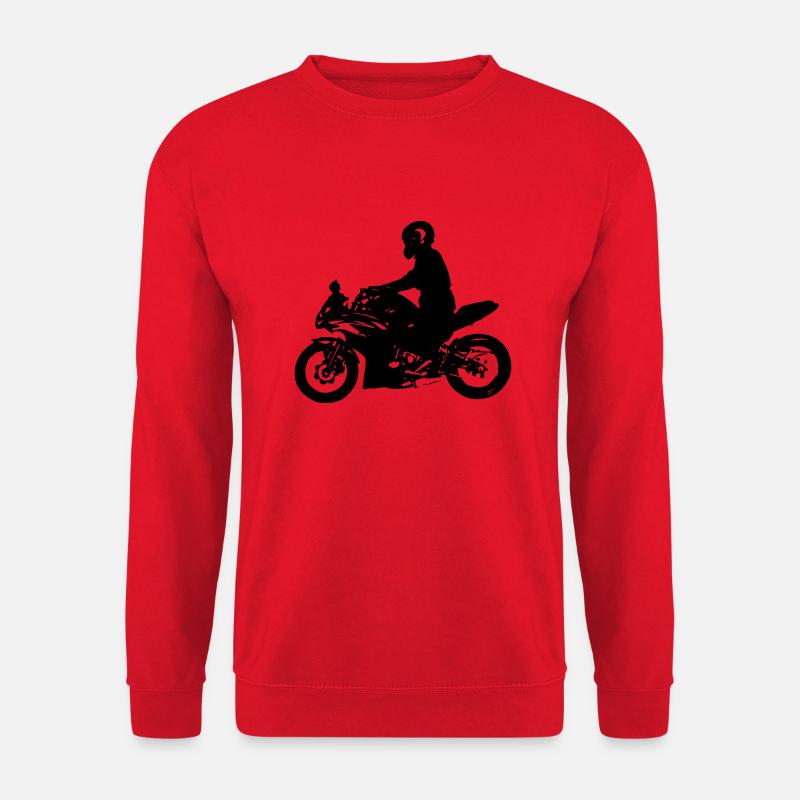 Motorrad Ninja - Unisex Pullover - Rot