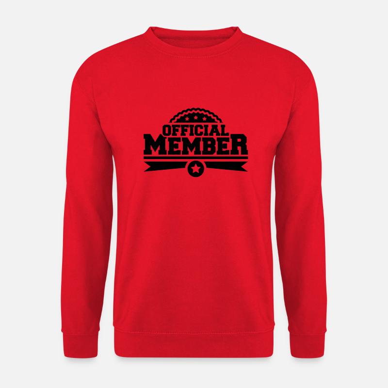 official_member_ty1 - Unisex Pullover - Rot