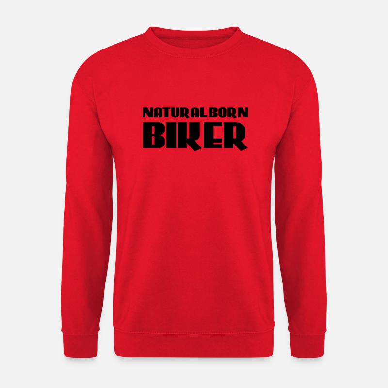 Natural born Biker - Unisex Sweatshirt - red