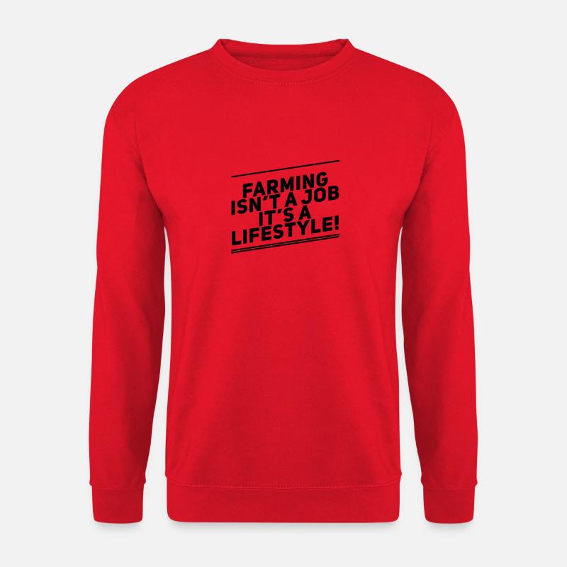 Bauernhofleben - Unisex Pullover - Rot