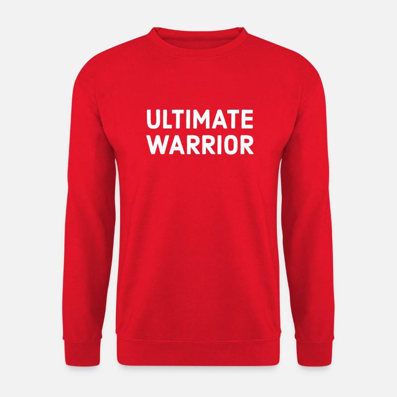 Ultimate warrior white - Unisex Pullover - Rot