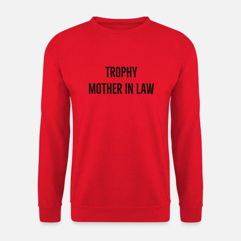 Trophäe Schwiegermutter - Unisex Pullover - Rot