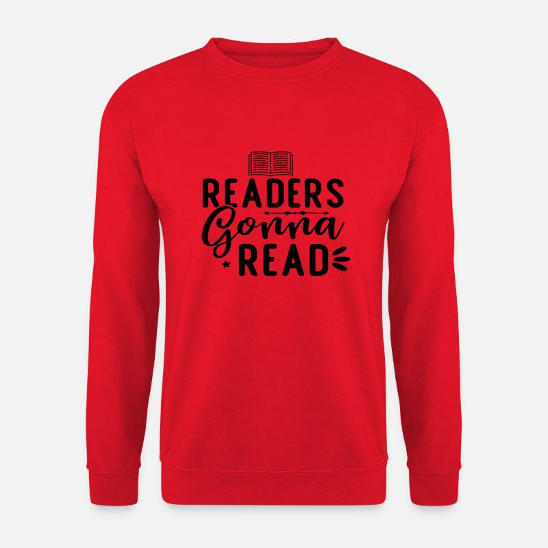 Readers Gonna Read - Unisex Sweatshirt - red