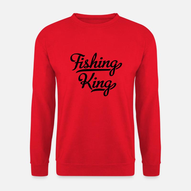 angeln - Unisex Pullover - Rot