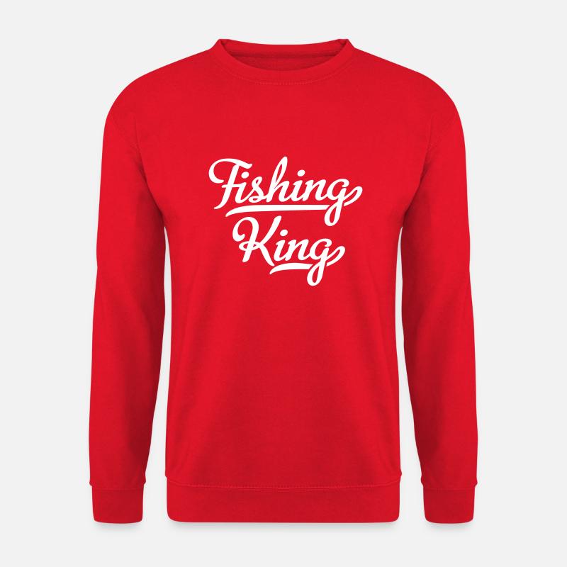 Angeln - Unisex Pullover - Rot