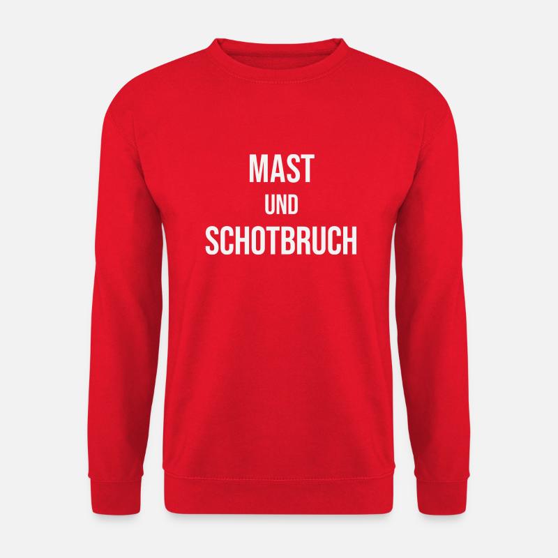 Mast und Schotbruch - Unisex Pullover - Rot