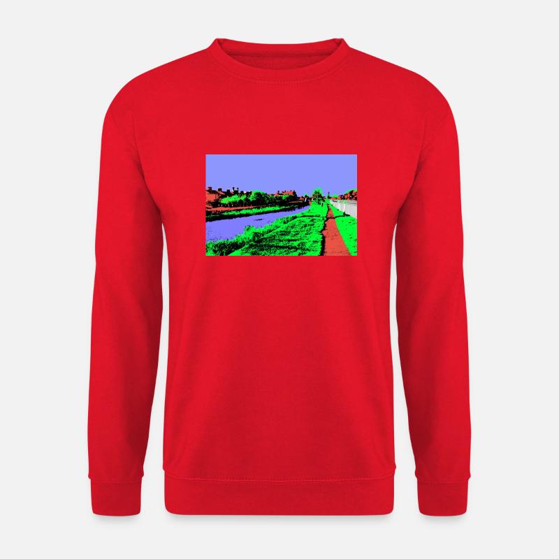 Königlicher Kanal Dublin - Unisex Pullover - Rot