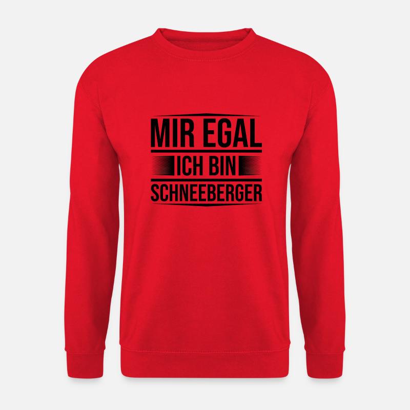 Schneeberg mir egal - Unisex Pullover - Rot