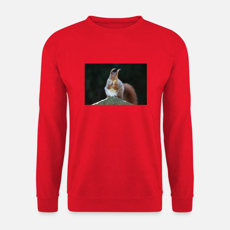 Eichhörnchen - Unisex Pullover - Rot