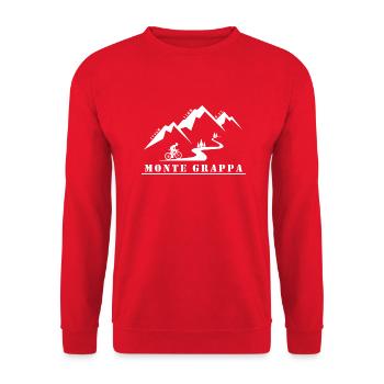 Monte Grappa - Unisex Pullover - Rot - Vorne - Alina (178cm) & Michal (187cm)
