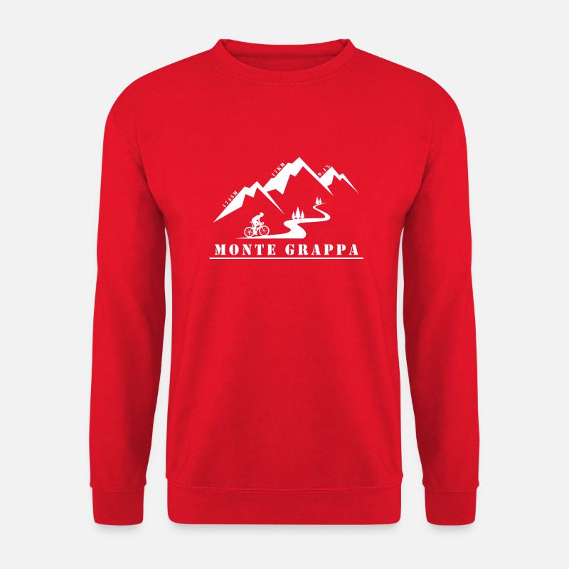 Monte Grappa - Unisex Sweatshirt - red