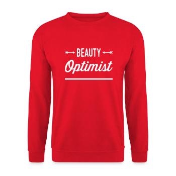 Idée cadeau Freudin - Sweat-shirt Unisexe - rouge - Devant - Alina (178cm) & Michal (187cm)