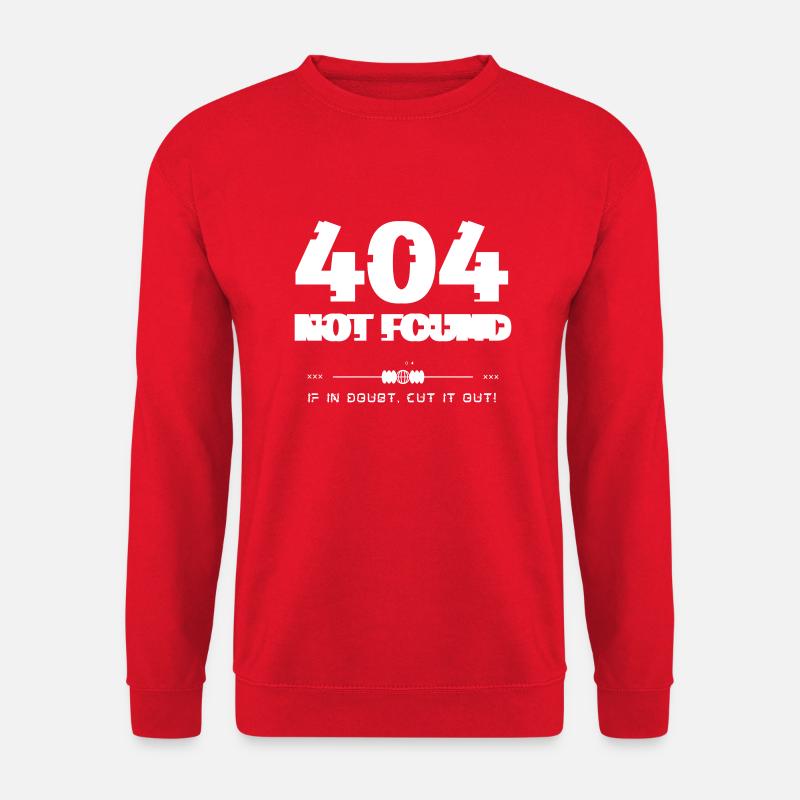 404 not found - Unisex Pullover - Rot