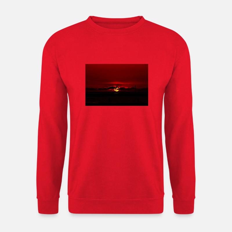 Sonnenuntergang - Unisex Pullover - Rot